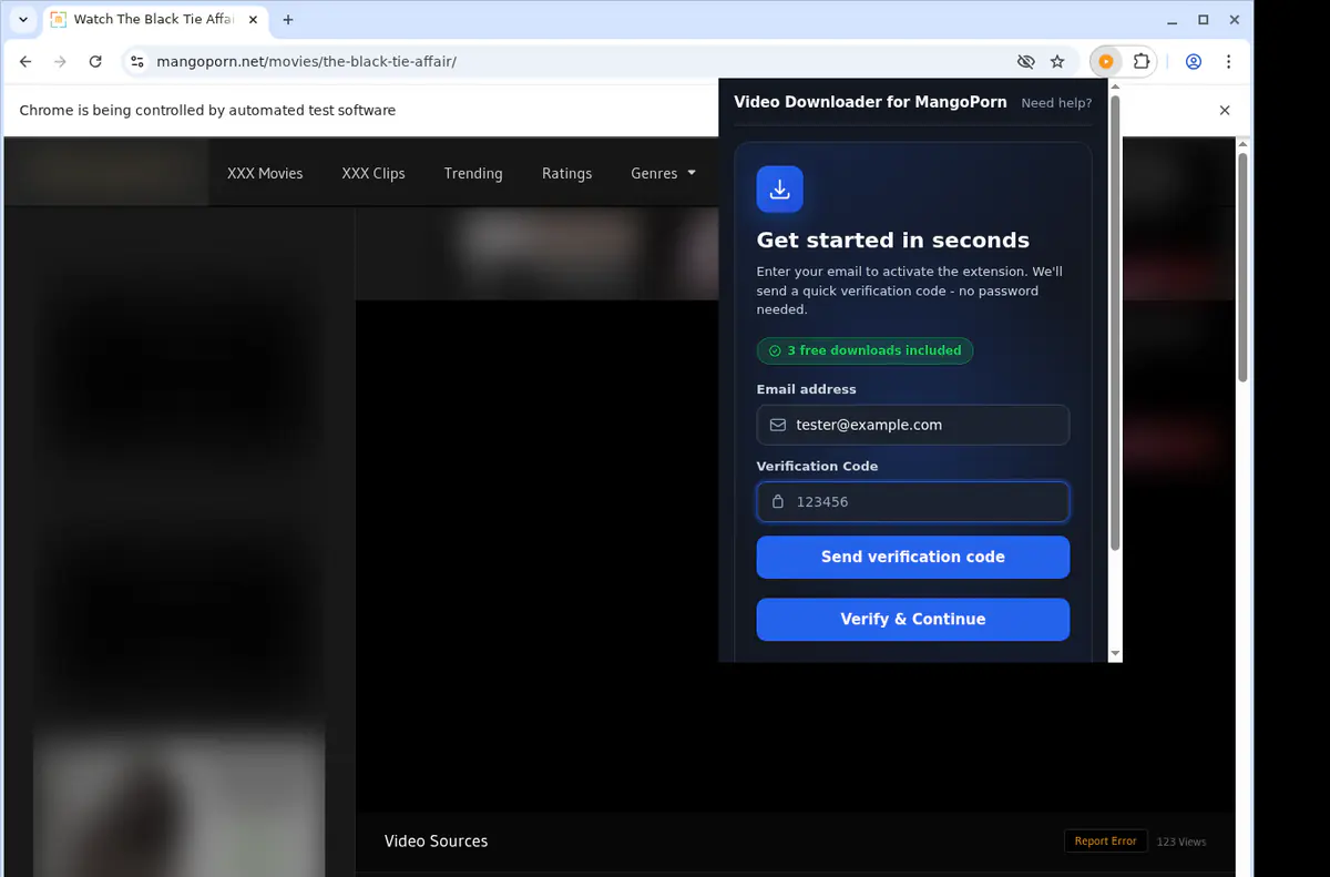 Mangoporn Video Downloader screenshot 4